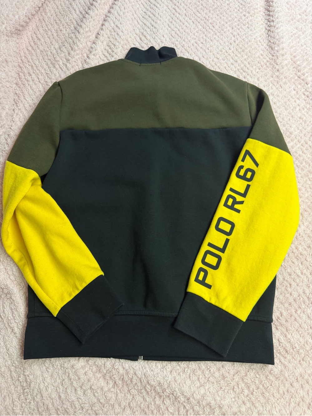 Ralph Lauren Polo RL67 Men’s Colorblock Full-Zip Jacket- Size S - Picture 11 of 11